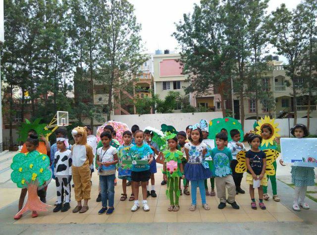 Kids@ Fancy dress compeition @ CRM Public Schoola