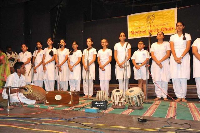 PSPB Senior Secondary School students @Madras youth music choira