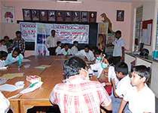 Bharatiya Vidya Bhavan School Hyderabad health camp