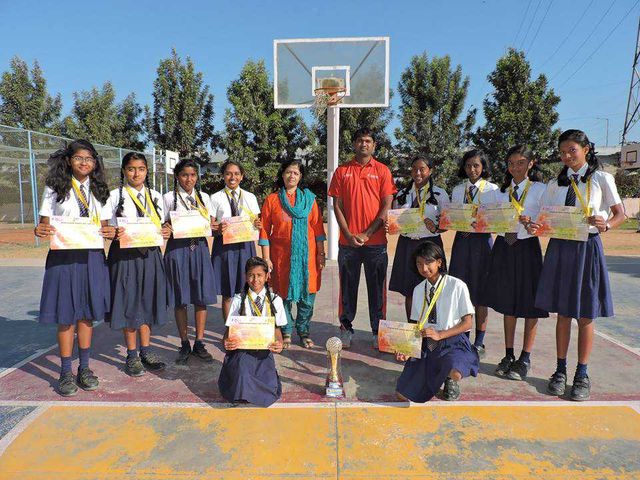 JSS Public school Banashankari Bangalore Basket ball Championsa