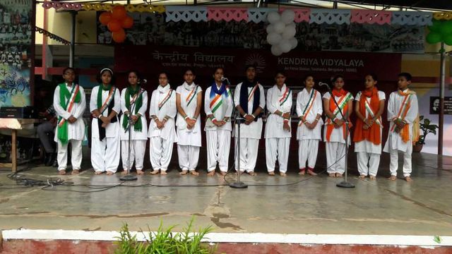 Kendriya Vidyalaya Yelahanka Bangalore Independence daya