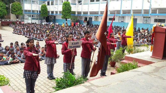 Kendriya Vidyalaya Yelahanka Bangalore Investiture ceremony