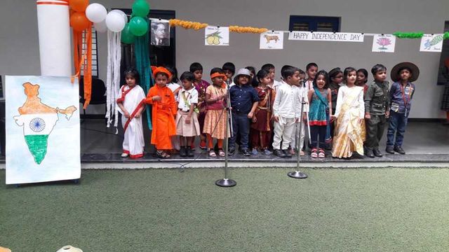 School of India Bannerghatta Road Independence day celebrations