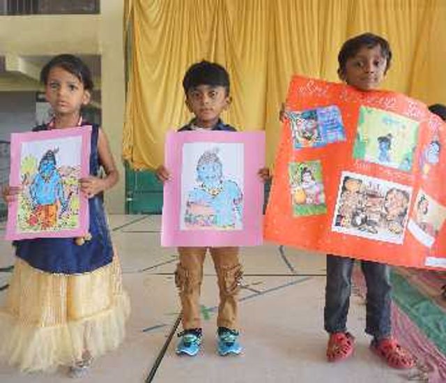 Kensri School Bangalore Krishna Janmastami celebrations