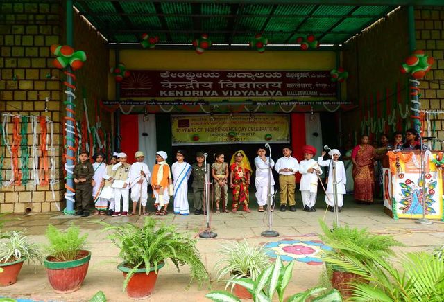 Kendriya Vidyalaya malleswaram Independence day