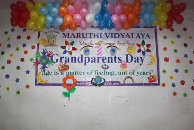 Maruthi Vidyalaya Horamavu Grandparents day