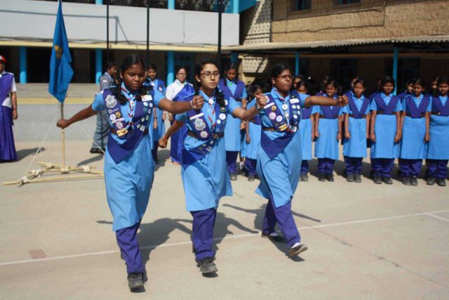 Cluny Convent High School Jalahalli Scouts and Guides Activities