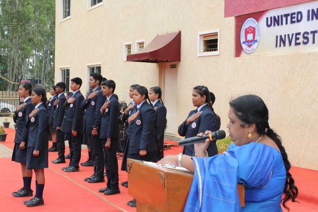 United International School Bangalore Investiture Ceremony