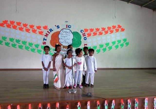 St Mira's High School Rajajinagar Independence Day