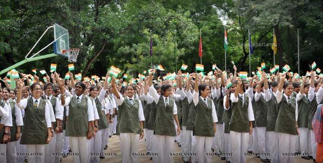 Nasr School  Hyderabad Independence Daya