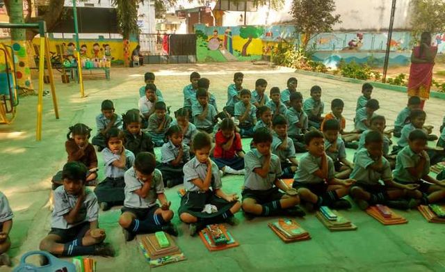 Sri Aurobindo Model School Hyderabad YOGA Day