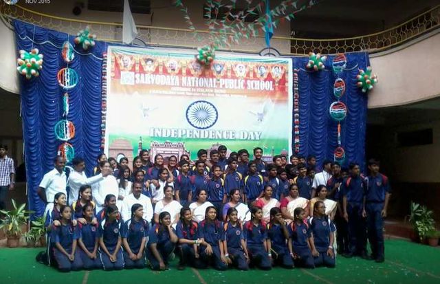 Sarvodaya National Public School Bangalore Independence Daya