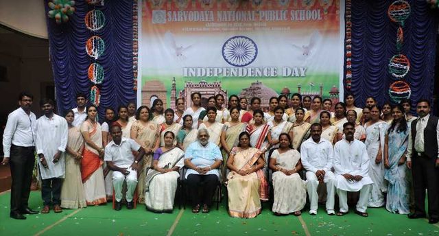 Sarvodaya National Public School Bangalore Independence Day
