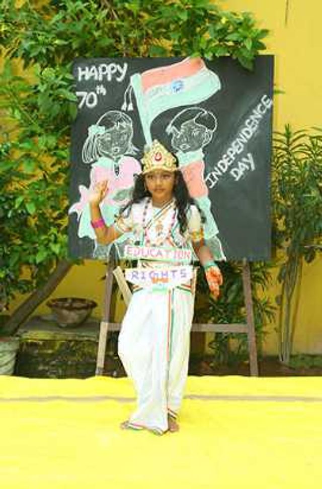 Sivasakthi Matriculation School Velachery, Chennai. Independence Day.