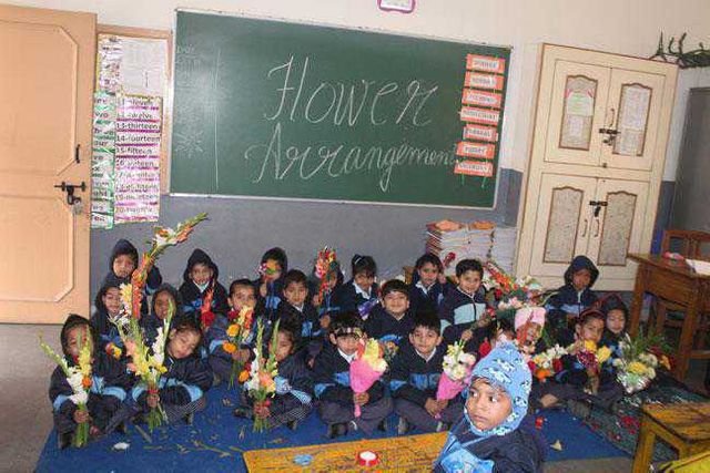St. Joseph's School, Greater Noida - Flowers Arrangement