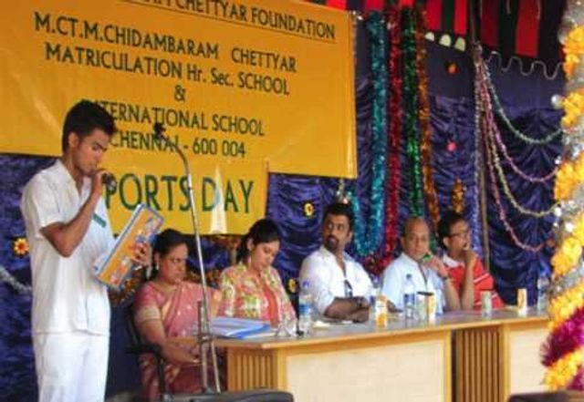 M.CT.M. Chidambaram Chettyar International School, Chennai. Sports Day.a