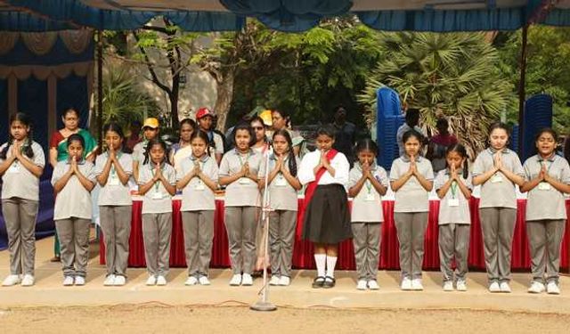 Vanavani Matric Hir. Sec School, IIT Campus, Chennai. Sports Day.a