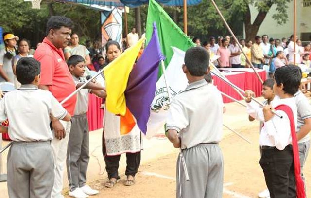 Vanavani Matric Hir. Sec School, IIT Campus, Chennai. Sports Day.