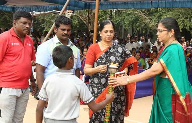 Vanavani Matric Hir. Sec School, IIT Campus, Chennai. Sports Day.