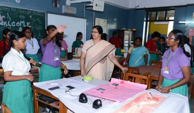 Sacred Heart Girls High School, Chennai. Science Exhibition.