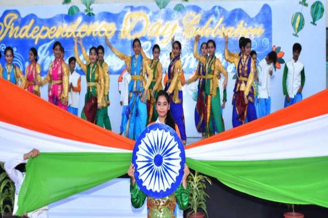 New Digamber Public School - Indore - Independence day Celebrationa