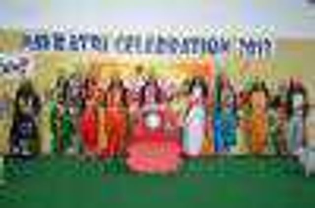 New Digamber Public School - Indore - Navratri Celebrationa