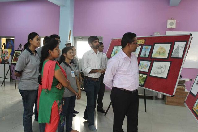 Divine Child International School - Painting Exhibitiona