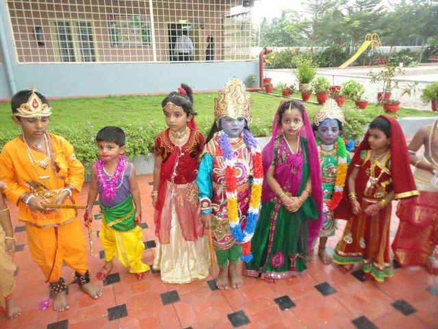 Sanskruthi Global School - Krishnajanmastami Celebrationsa