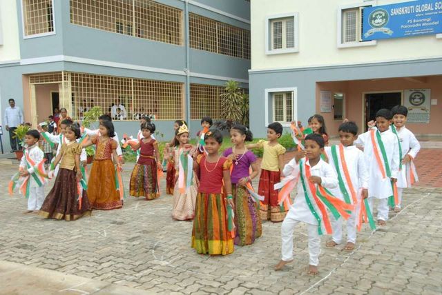 Sanskruthi Global School - Independence Day Celebrations