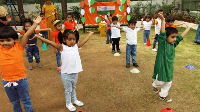 Greenwood High Pre School, Whitefield, Bengaluru - Independence Day Celebration a