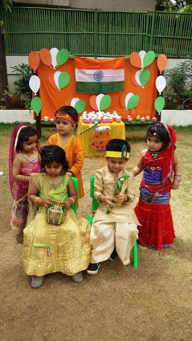 Greenwood High Pre School, Whitefield, Bengaluru - Independence Day Celebration 