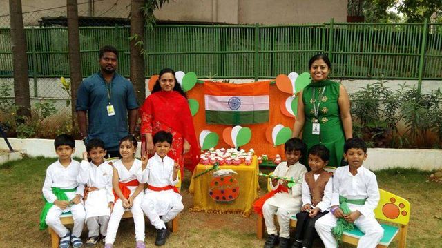 Greenwood High Pre School, Whitefield, Bengaluru - Independence Day Celebration 