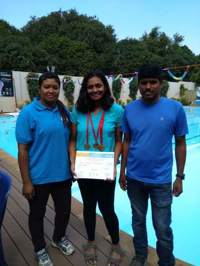 Aditi Girls win Swimming Gold!