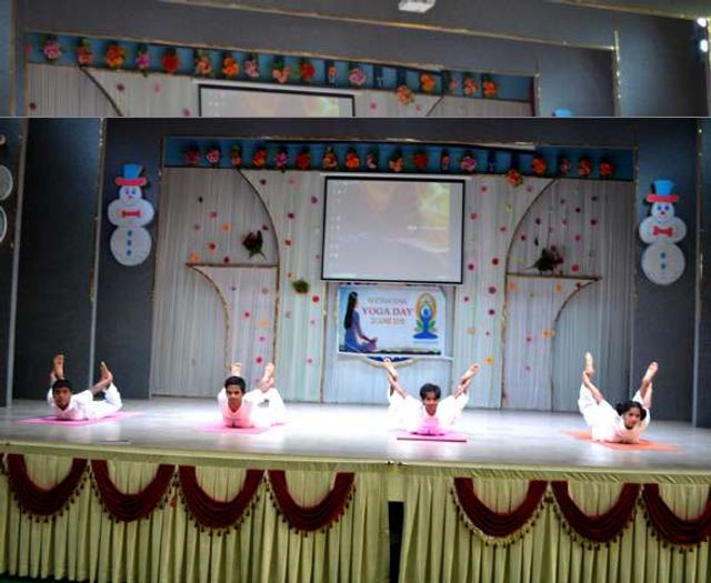 N.St.Mathew's Public School - Patamata, Vijayawada - International Yoga Day