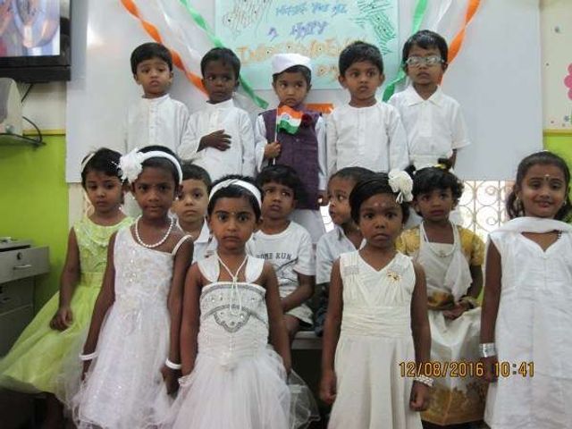 Pebbles Pre-School, St Thomas Mount, Chennai - Independence Day