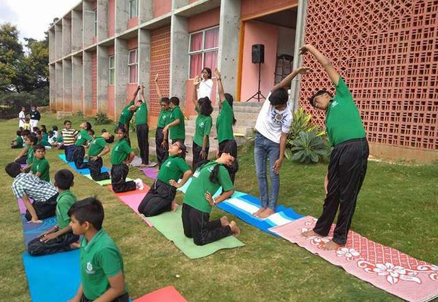 Delhi Public School, Golahalli - The International Yoga Dayb