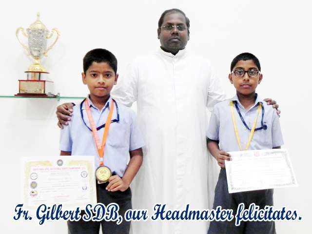 St. Bede's Anglo Indian Higher Secondary School - Karate Competition Winners