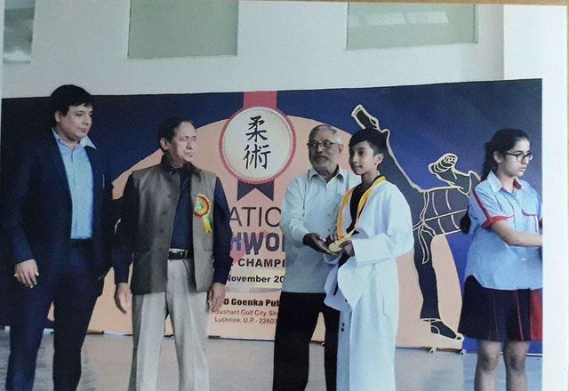 Chinmaya Vidyalaya, Anna Nagar - Won The Gold Medal For (U-14), U-32 Kg Weight Category In The 1st National Taekwondo School Championship