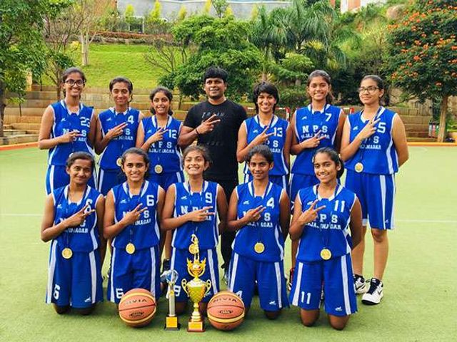 National Public School, Rajajinagar - CBSE Cluster VIII Basketball Tournament