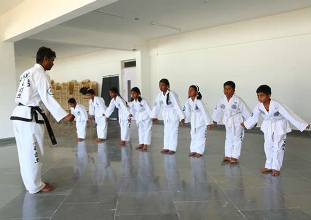 Emerald International school, Venkatapura - Karate Classesa
