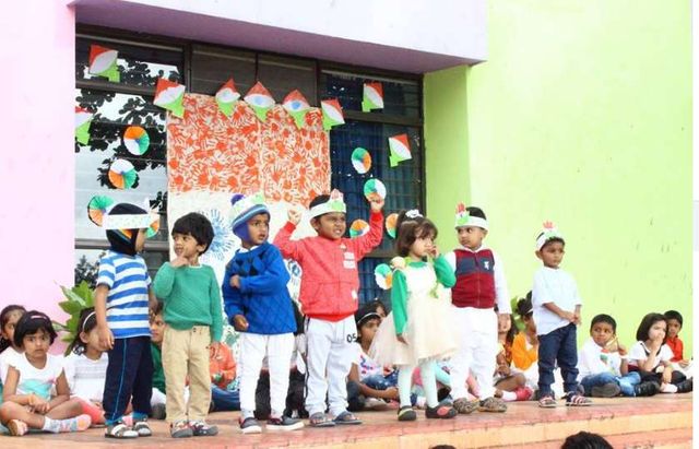 Silver Oaks international high school Bangalore independence day celebration photos