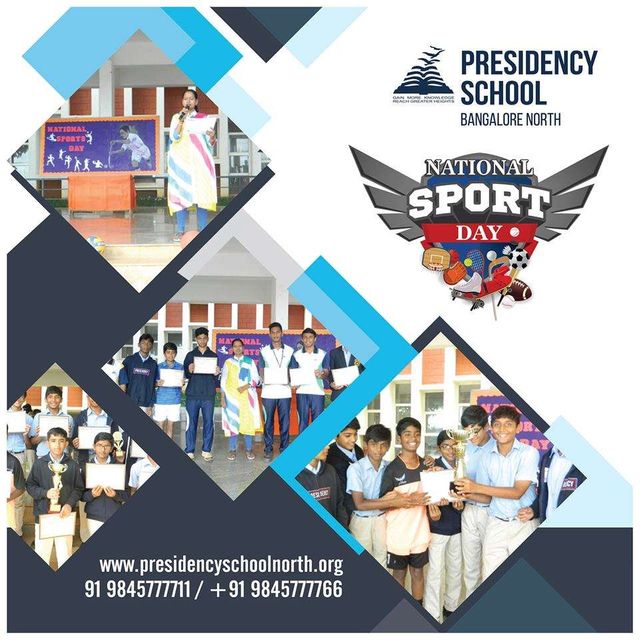 Presidency School, Yelahanka - National Sports Dayb