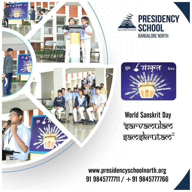 Presidency School, Yelahanka - World Sanskrit Dayb