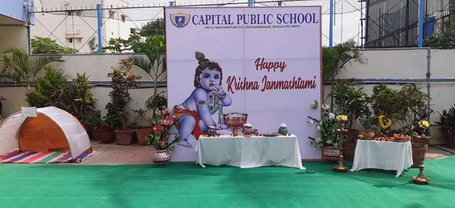 Capital Public School - Narayanapura Krishna Janmashtami Photosa