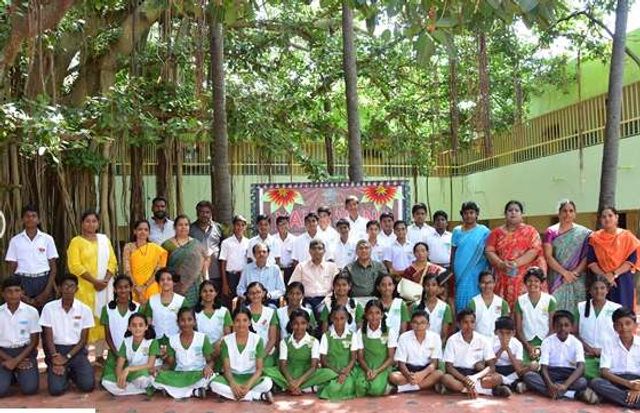 Vanavani Matric Hir. Sec School Investiture Ceremony Photos