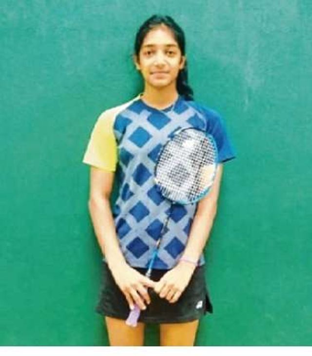 Inter-school badminton championship quarter-finals of girls under-16b