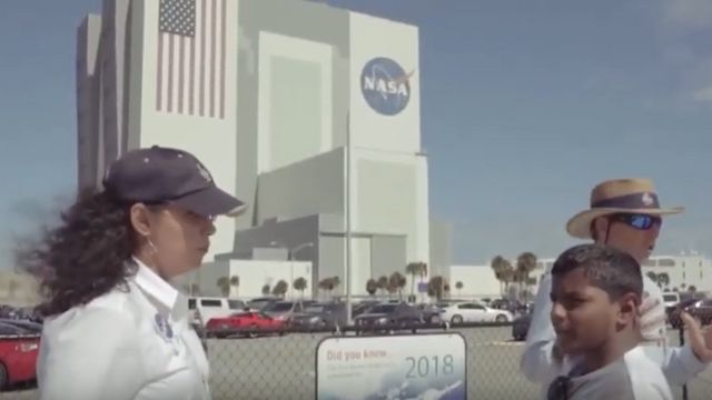 Visit to NASA, USAb