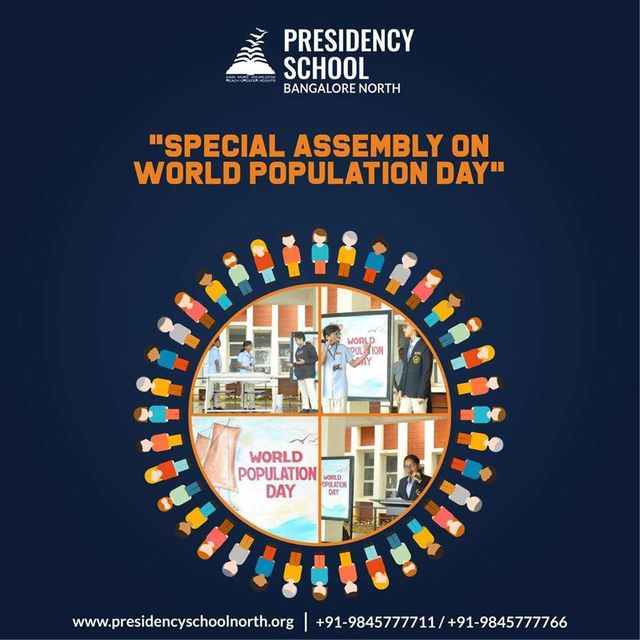 Presidency School, Yelahanka - Special Assembly On Population Dayb