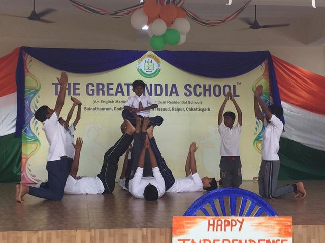The Great India School, Sainathpuram - Independence Day