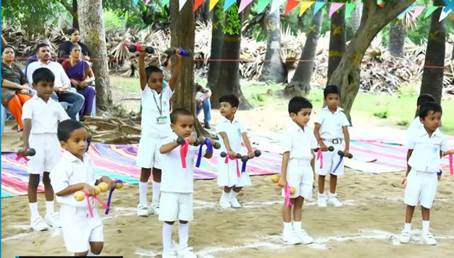 Vanavani Matric Hir. Sec School Investiture Ceremony Photos